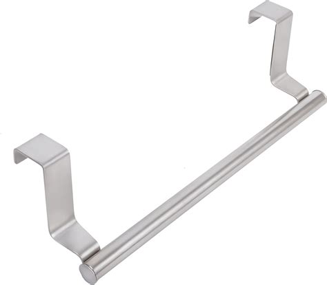 over cabinet 9 towel bar brushed stainless steel|idesign towel bars.